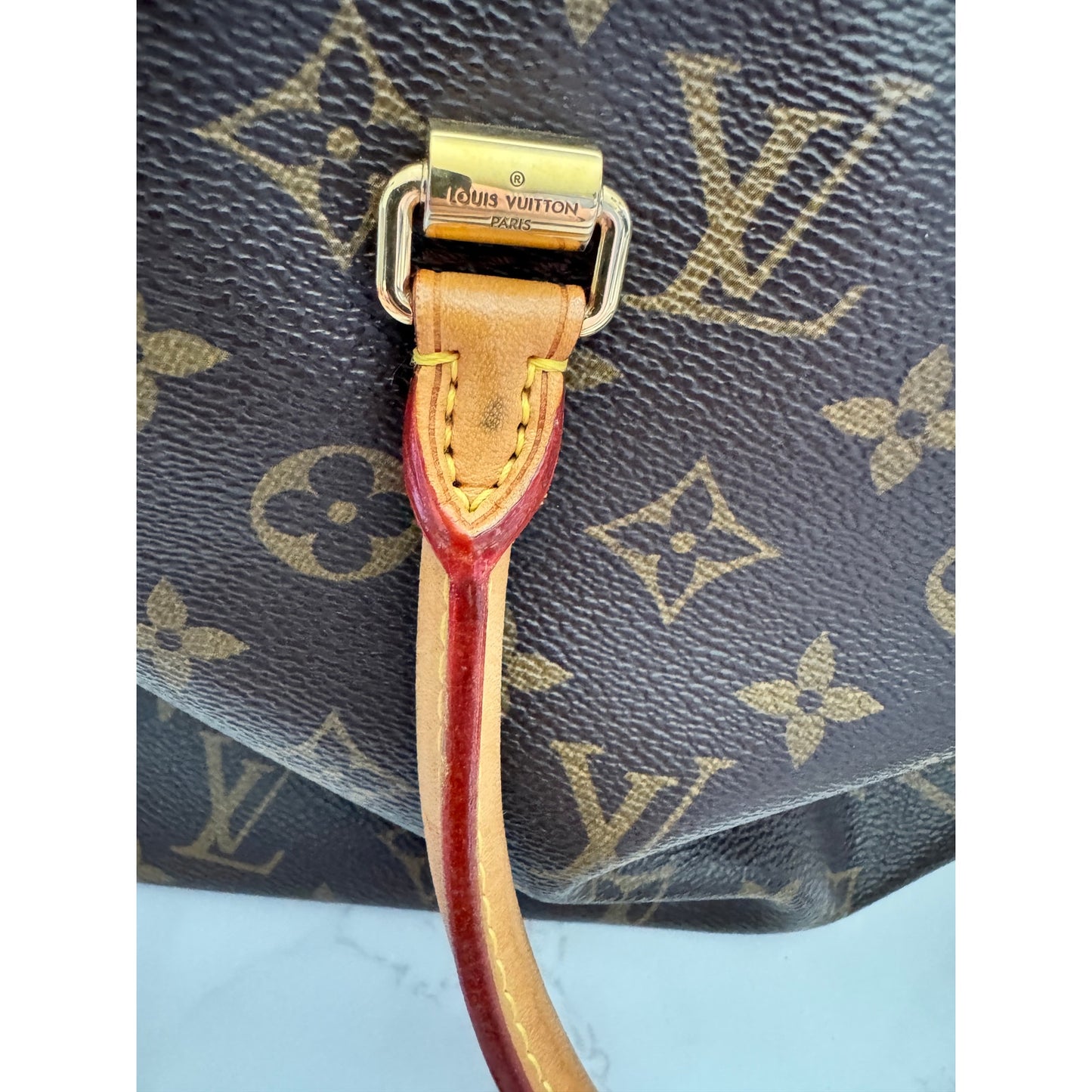 Louis Vuitton Monogram Pallas MM Aurore Purple Tote