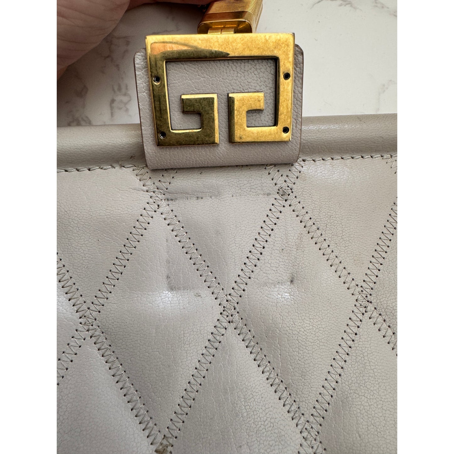 Givenchy Gem Quilted Tassel Clutch/Crossbody
