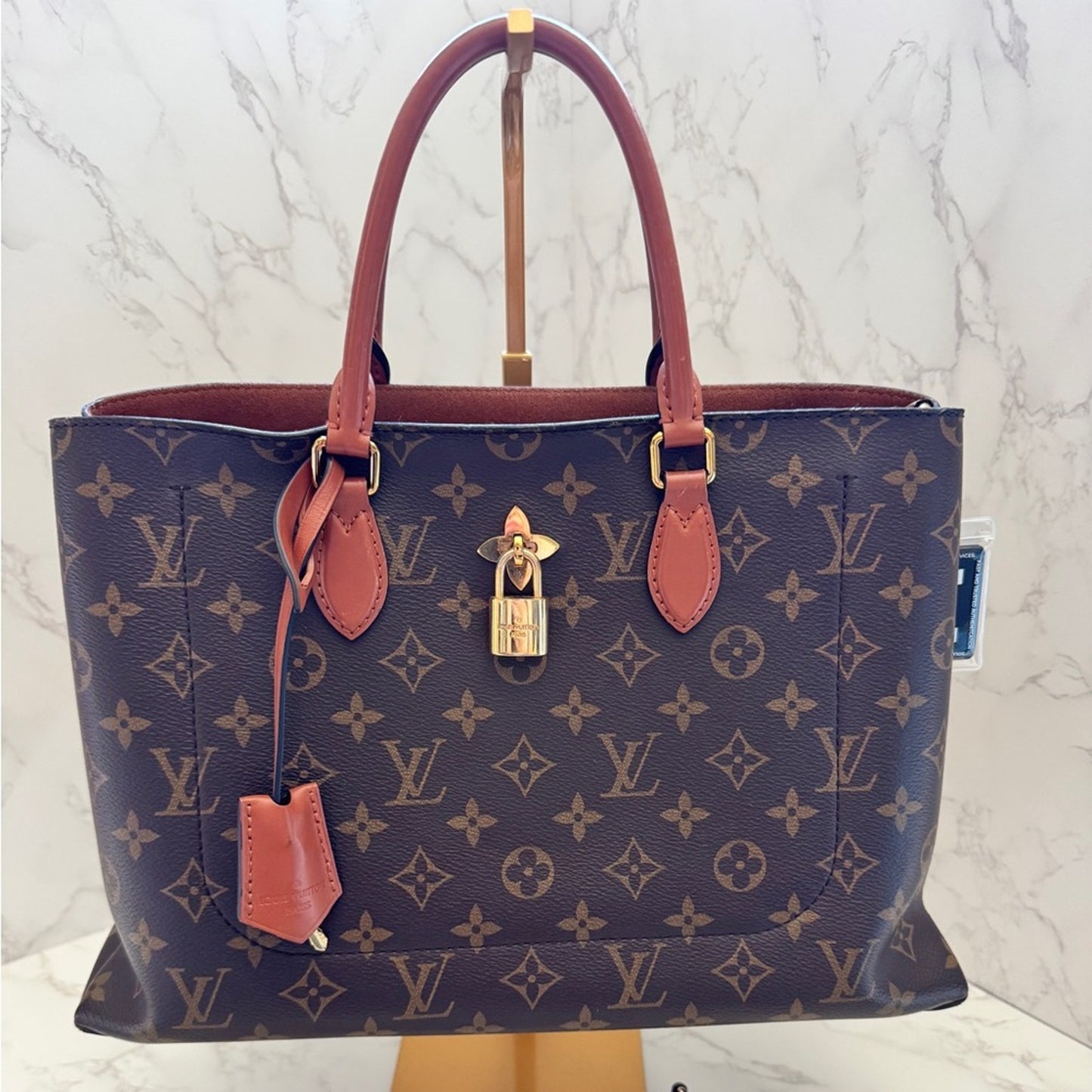 Authentic Louis Vuitton Flower Tote in monogram canvas!
