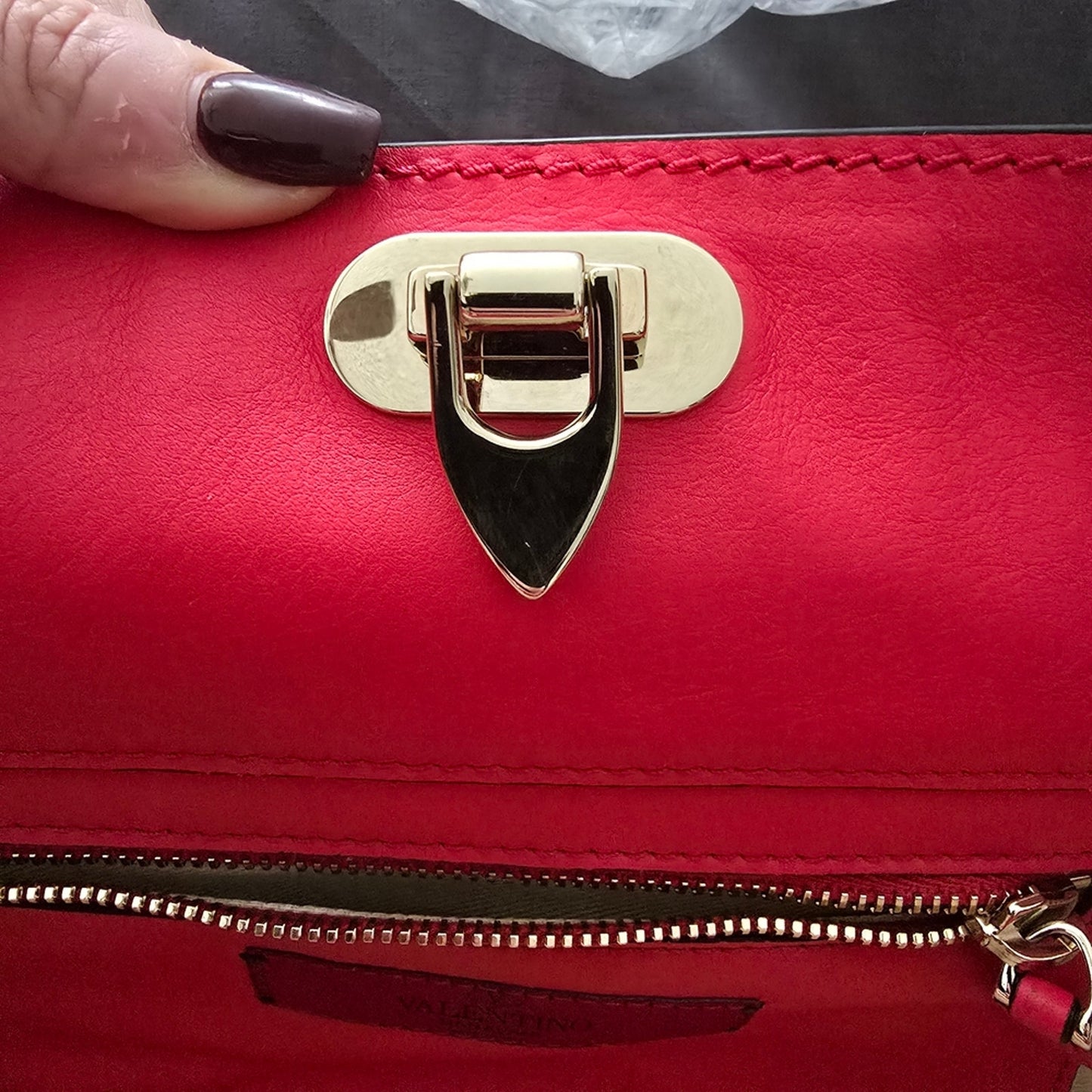 Valentino Garavani Rockstud leather tote