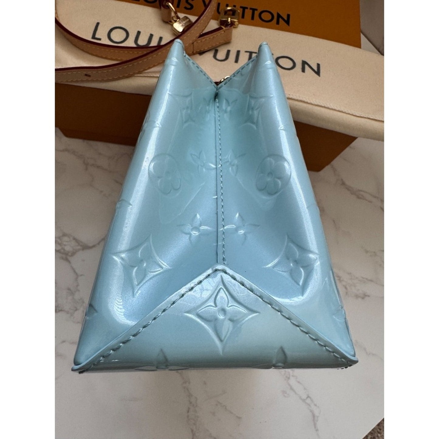 Louis Vuitton Reade PM Sky Blue Handbag