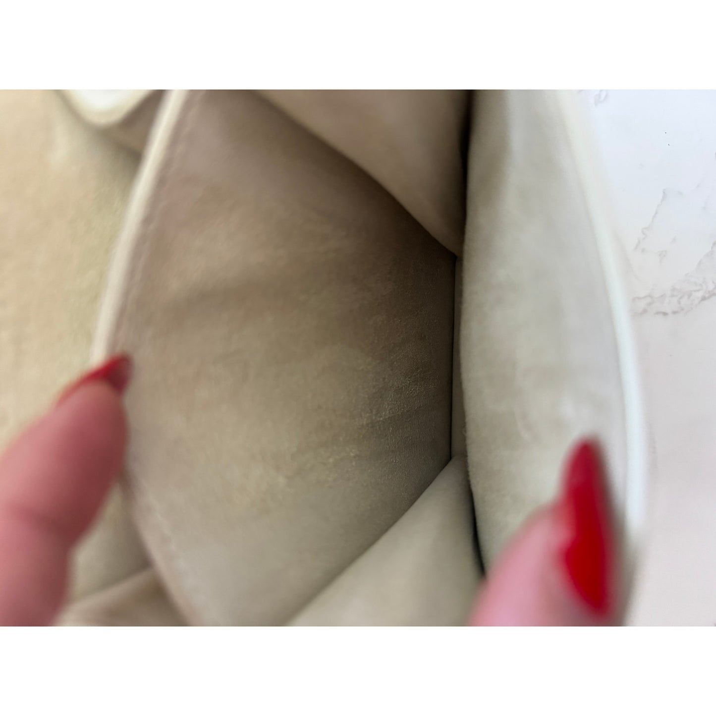 Christian Dior Diorama Vertical Clutch Cream