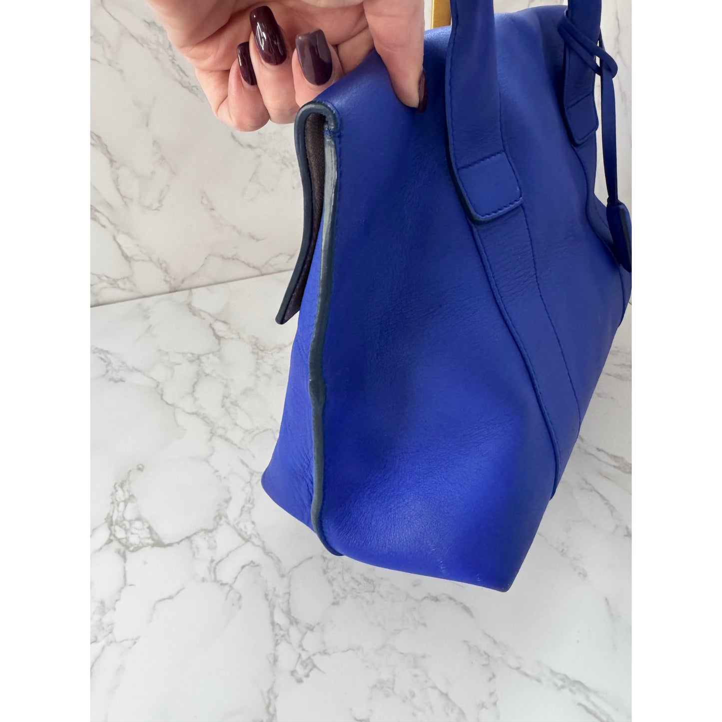 Salvatore Ferragamo Sookie Satchel in Royal Blue