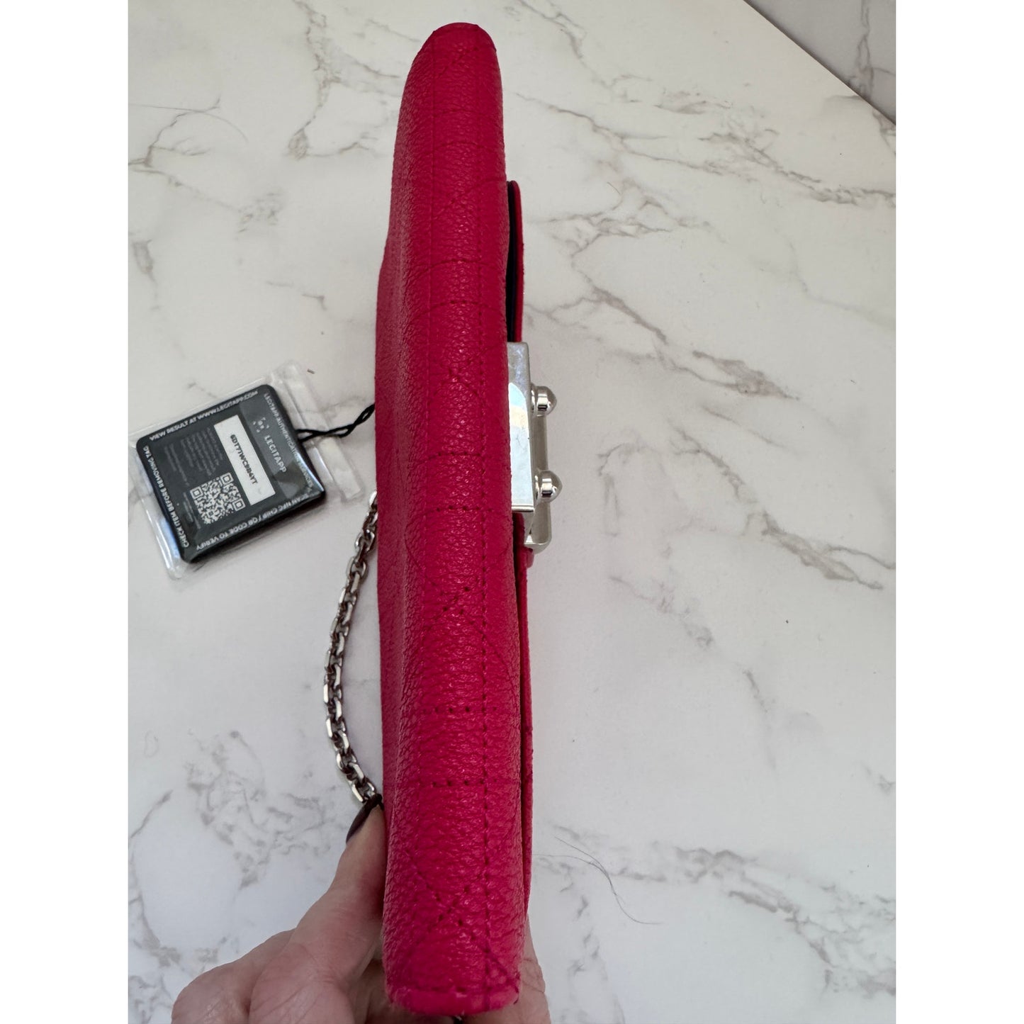 Christian Dior Cannage Promenade Wallet on Chain