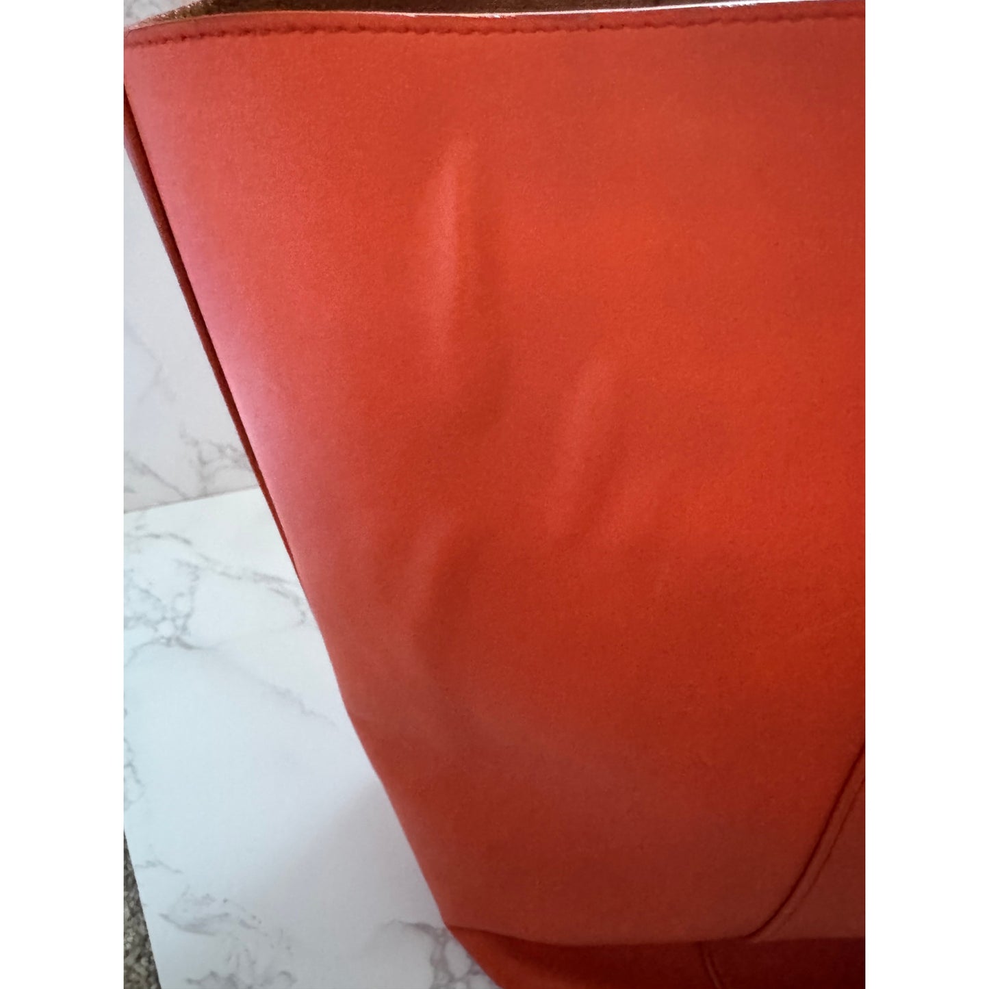 Bottega Veneta Basket Tote in Orange with Baby